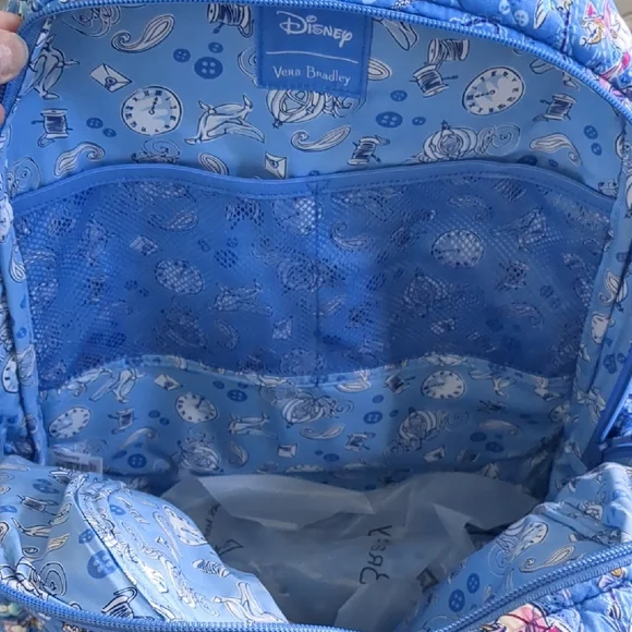Vera Bradley Disney Blue Patterned Bag - Picture 7 of 13